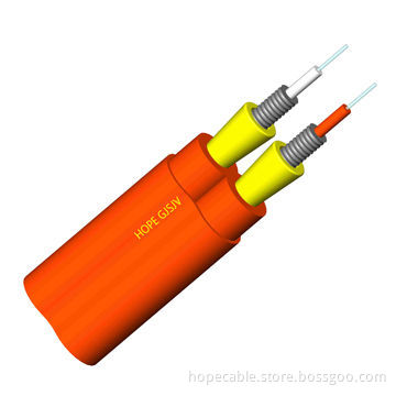 GJSJV Flat Twin Indoor Cable, Single/Multimode G.651/2 G.652D G.655 900um Tight Buffer